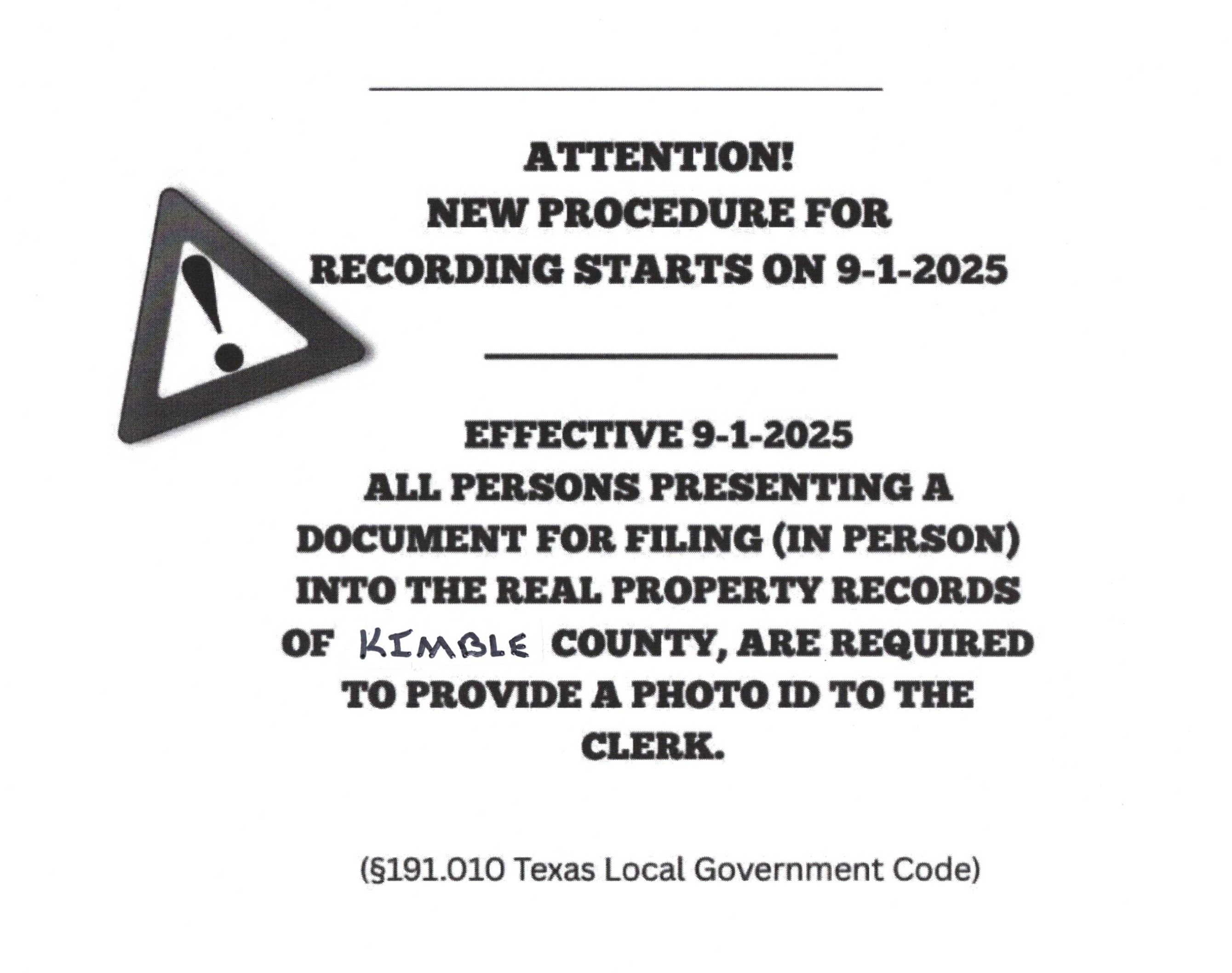 Photo ID required